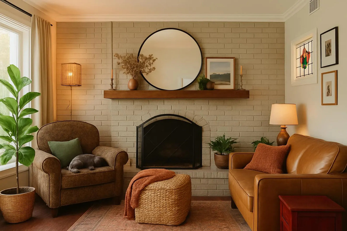 Walnut Wood Floating Mantel for Fireplace with Bracket, Heavy Duty Walnut Fireplace Mantel, Rustic Fireplace Mantel